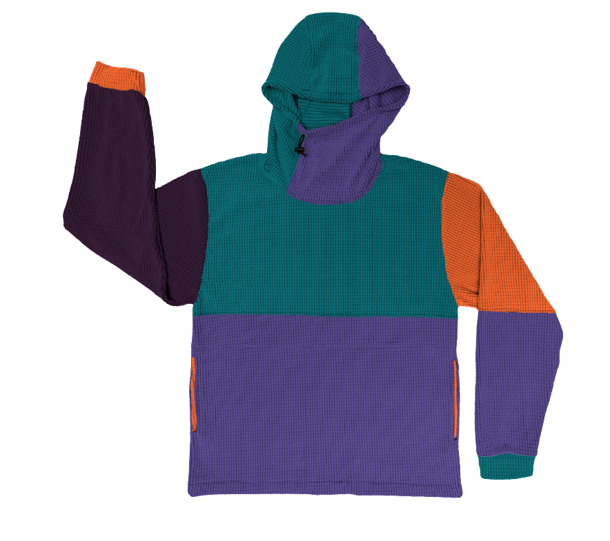 Semi-custom microgrid hoodie