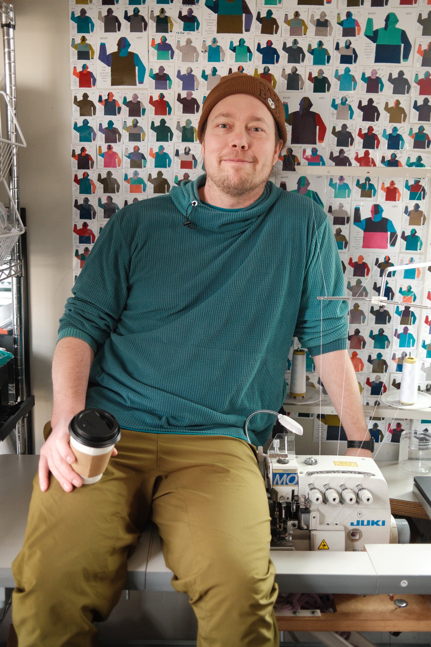 Semi-custom microgrid hoodie