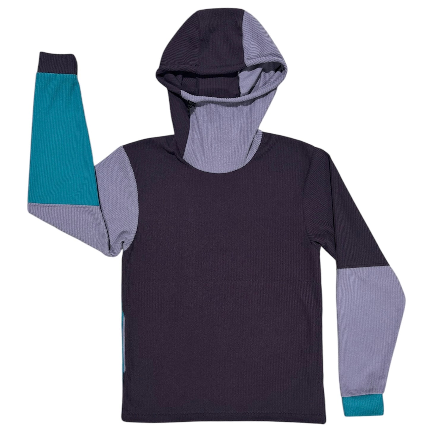 Microline: Teal, Eggplant, and Lilac Hoodies
