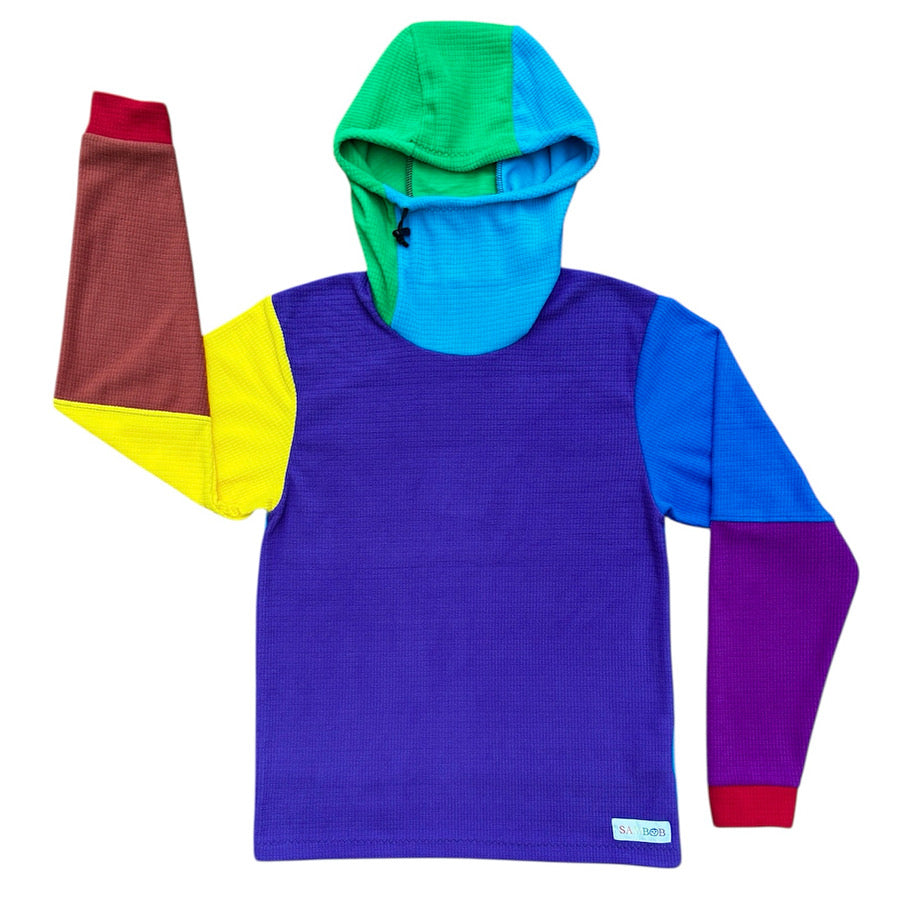 Rainbow Microgrid Hoodies