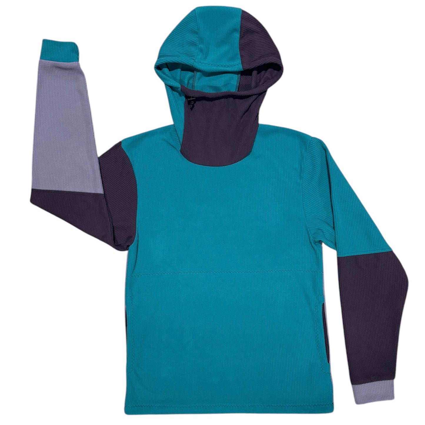 Microline: Teal, Eggplant, and Lilac Hoodies