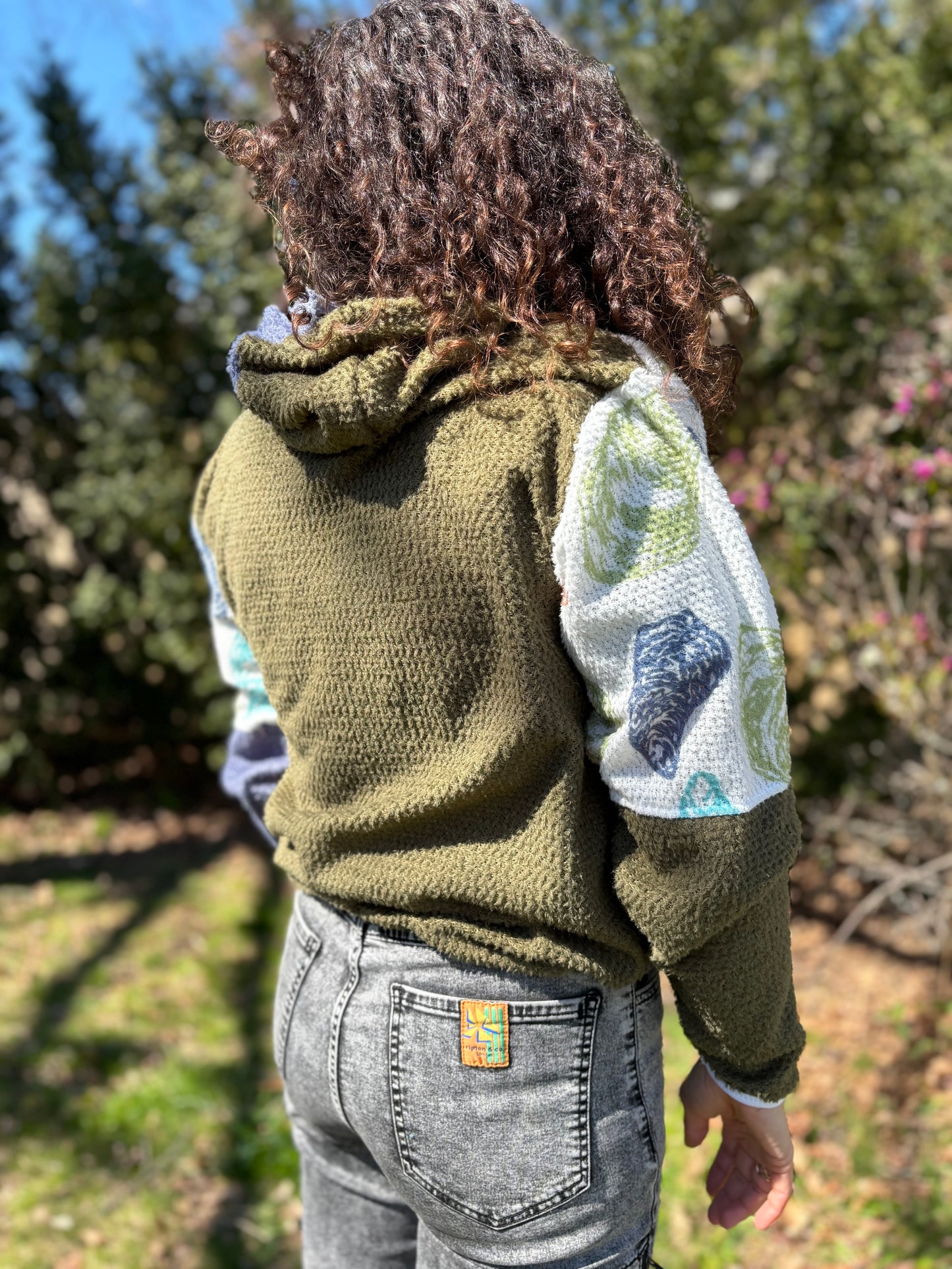 Alpha Artist Series #1: Color Blocked Oyster Print Hoodie