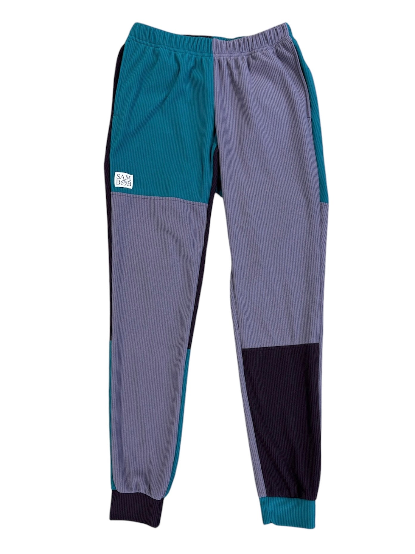 Microline: Teal, Eggplant, and Lilac Joggers