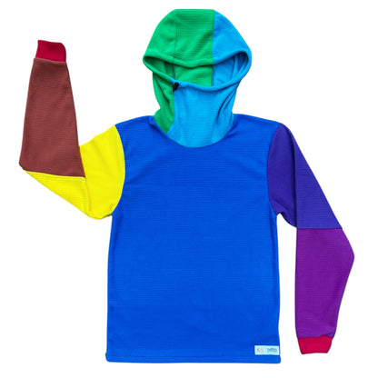Rainbow Microgrid Hoodies