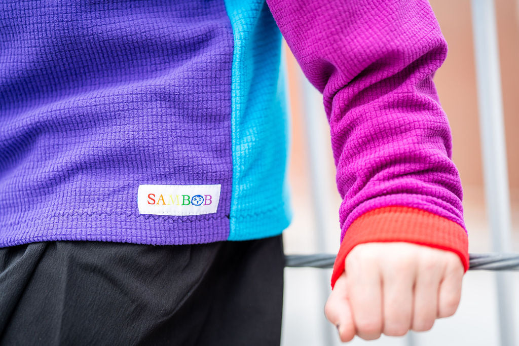 Rainbow Microgrid Hoodies