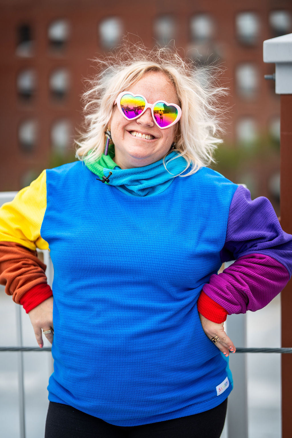 Rainbow Microgrid Hoodies