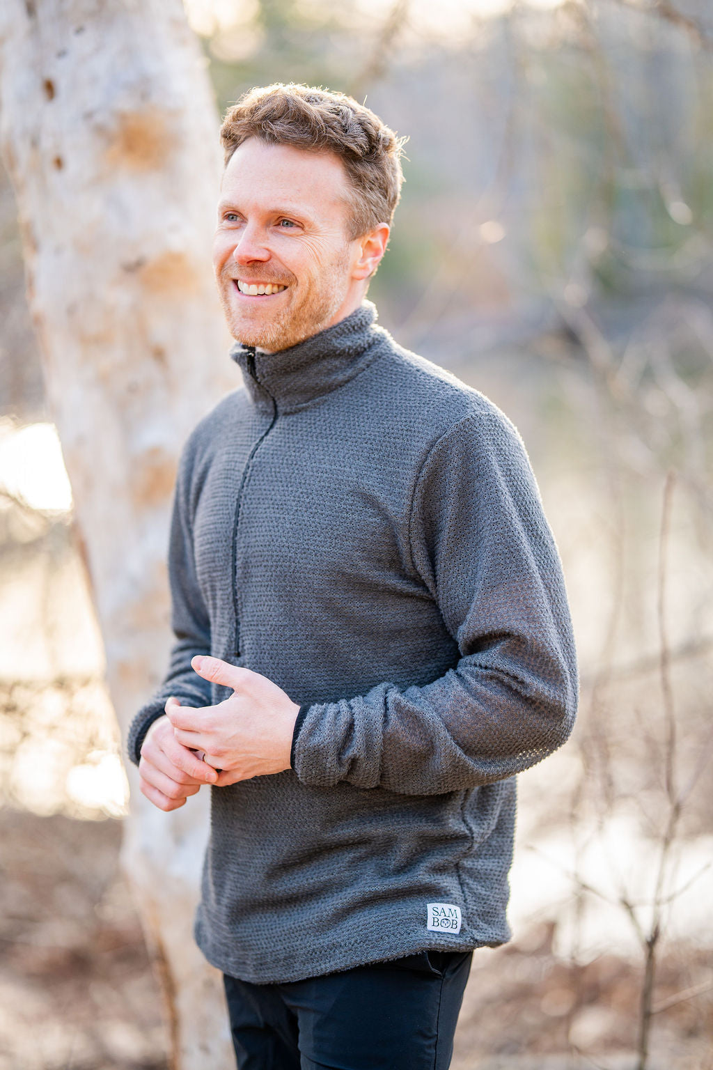 Alpha 90 1/2-Zip Mock Neck