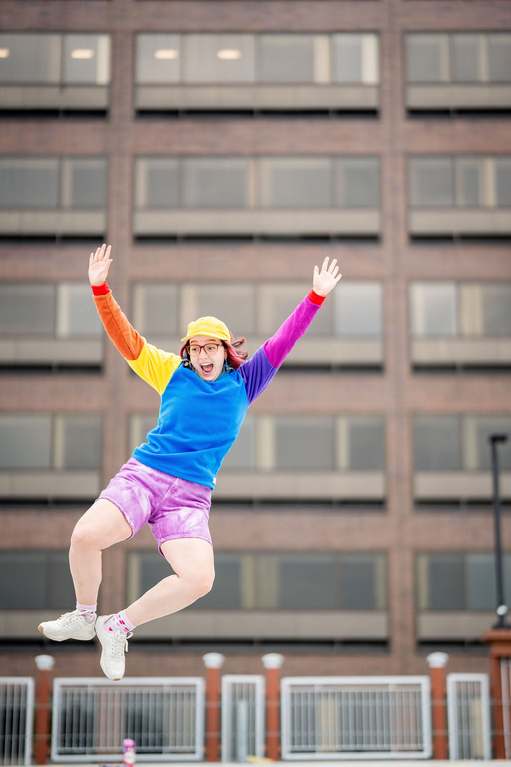Rainbow Microgrid Hoodies