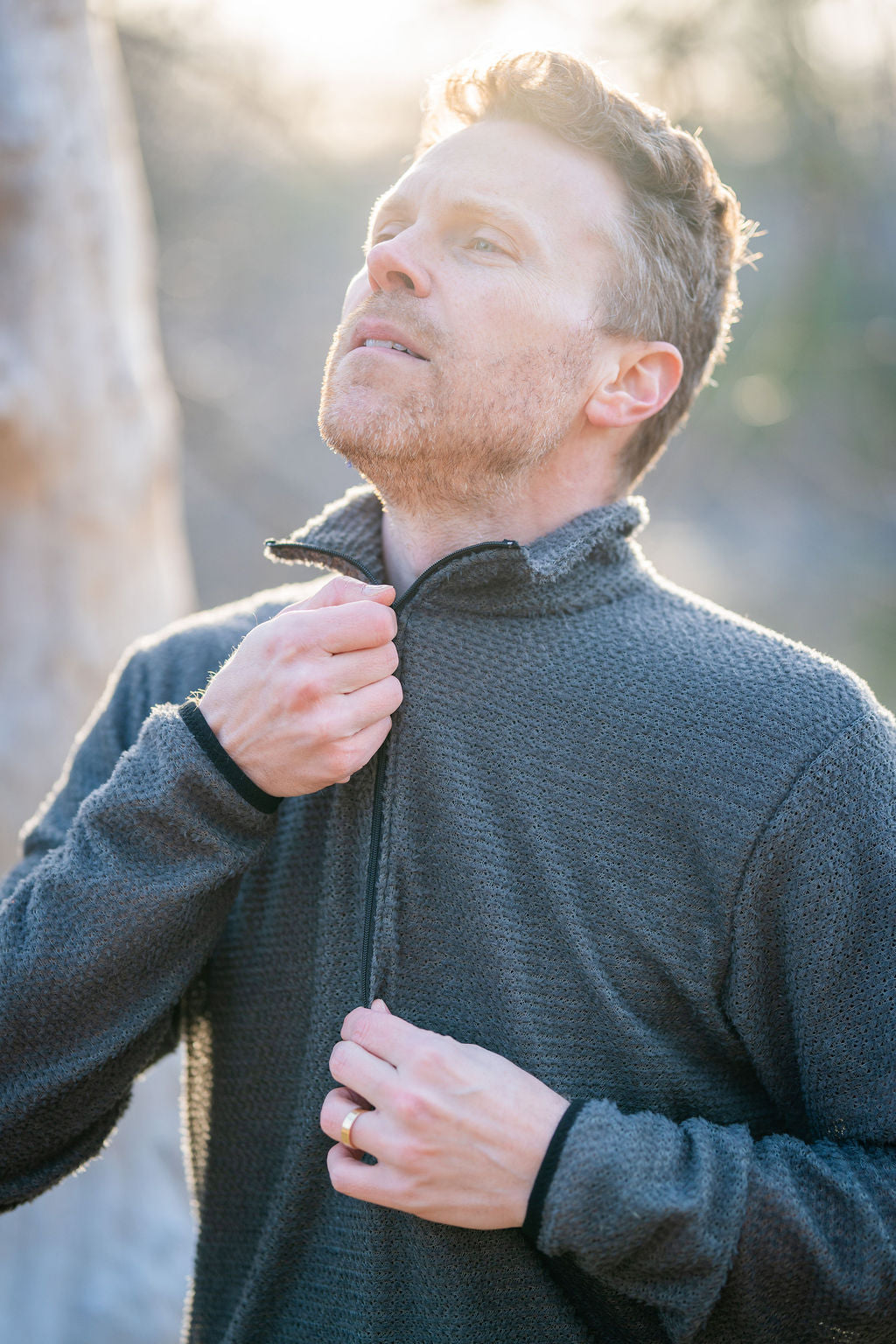 Alpha 90 1/2-Zip Mock Neck