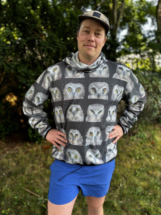 Alpha Artist Series #4: Sam's Saw-whet Owl Hoodie