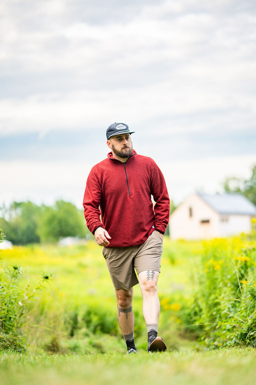 Alpha 90 1/2-Zip Mock Neck