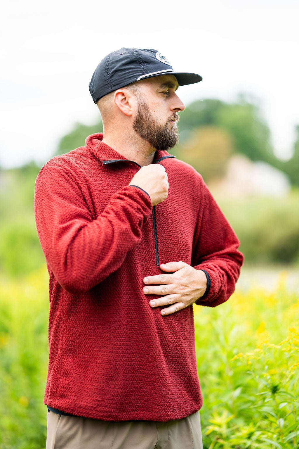 Alpha 90 1/2-Zip Mock Neck
